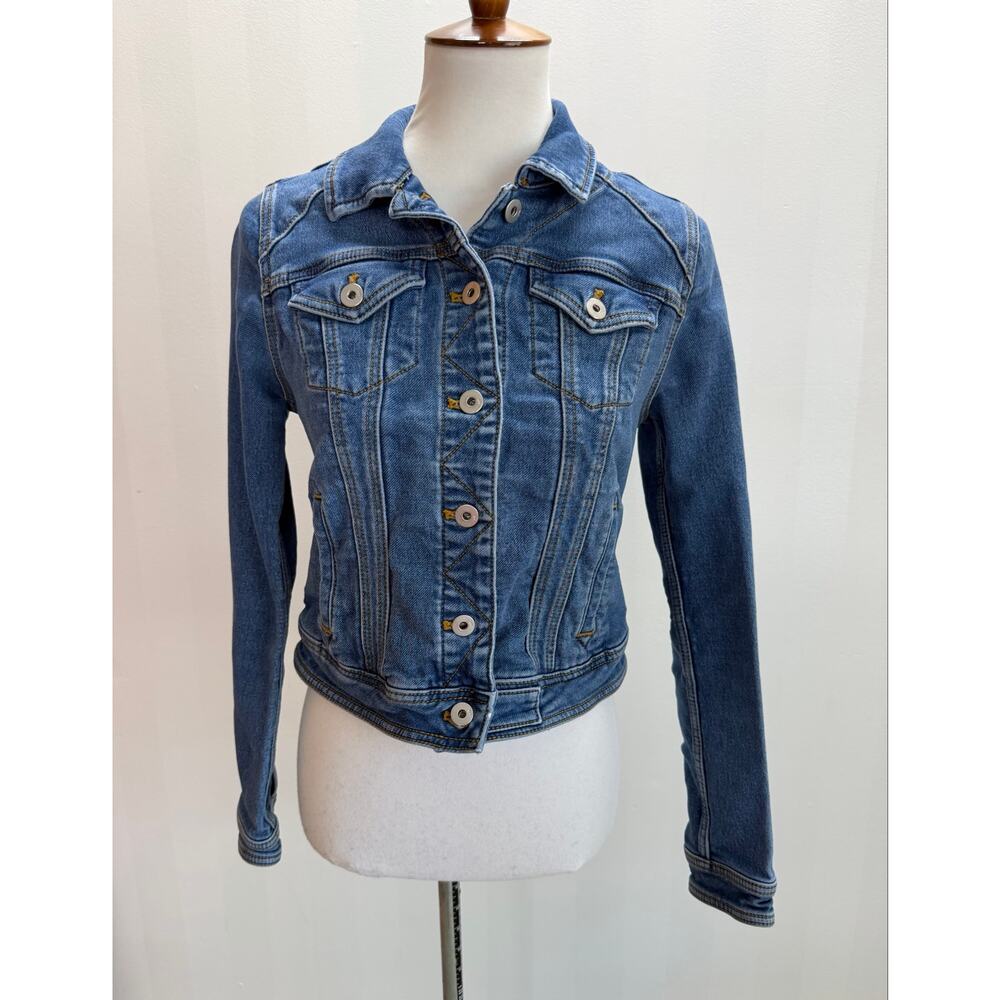 Pilcro by Anthropologie Denim Jacket Sz S Boho Cottagecore
